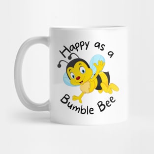 Cute Bee Happy Bumble Bee Mug